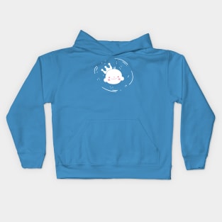 Cute Little Prince Baby with Crown Kids Hoodie